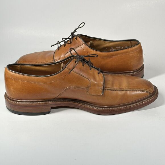 ALLEN EDMONDS Shoes Mens Size 11 D HILLCREST 5954 TAN Brown LEATHER Oxfords main image 16